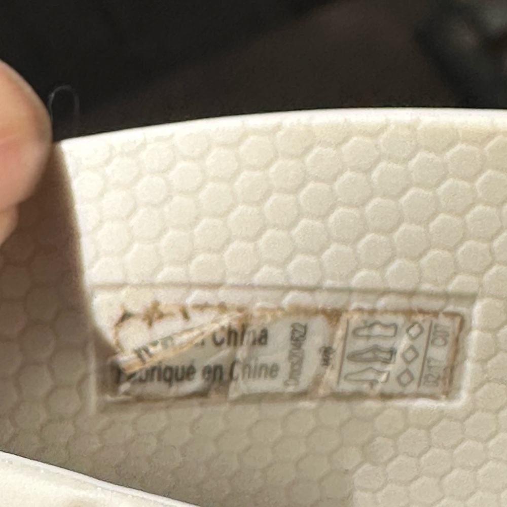 CROCS Iconic Comfort White Perforated Loafers - Picture 3 of 8